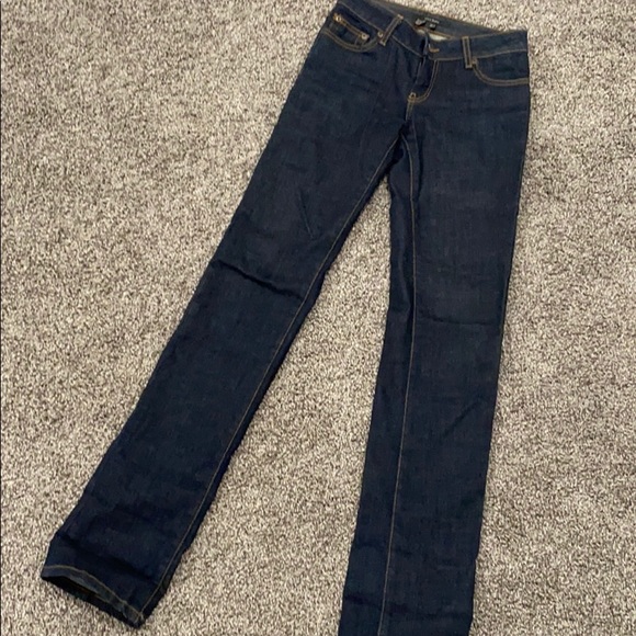 Zara Perfect Basic Dark Denim Jeans - Picture 2 of 4
